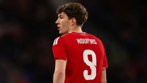 Wales forward Lewis Koumas