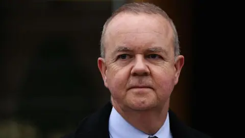 Getty British journalist and editor of Private Eye magazine, Ian Hislop arrives at St Georges Cathedral for a memorial service for former Liberal Democrat leader Charles Kennedy on November 3, 2015 in London, England