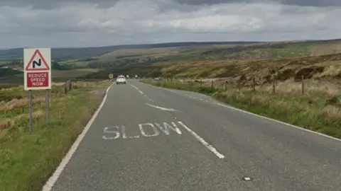 Google A section of the Snake Pass, between Glossop and Bamford