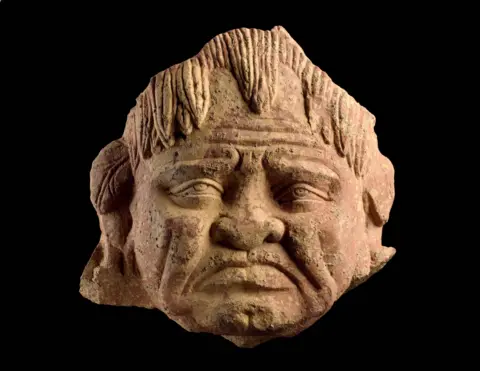 Ashmolean Museum, University of Oxford Head of a grimacing yaksha, a powerful nature spirit on loan from the Ashmolean Museum in Oxford.