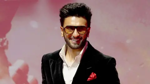 Ranveer Singh attends the trailer launch of film 'Dhurandhar' on November 18, 2025 in Mumbai, India