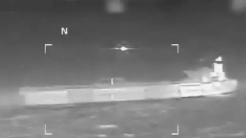 A screengrab of the operation to seize Veronica