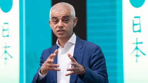 Mayor of London Sadiq Khan speaks to entrepreneurs and investors at the London & Partners ‘Grow London Global Trade Mission’ at the Tokyo Innovation Base in the Japanese capital where he is on the fourth day of a five day trade mission to the far east. 