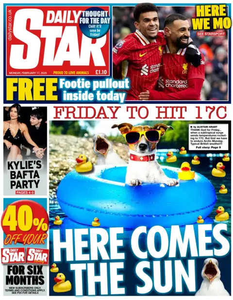 Daily Star: Here comes the sun