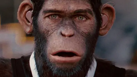 Entertainment Robbie WIlliams portrayed by a monkey in the new biopic