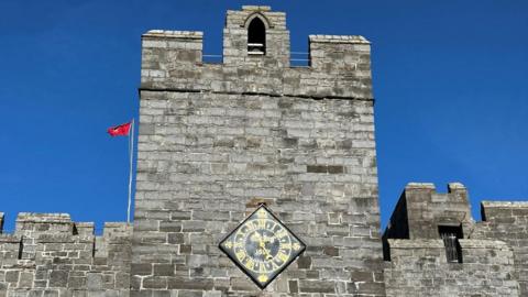Castle Rushen clock tower