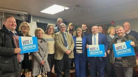 Charles Fifield with other local Conservatives
