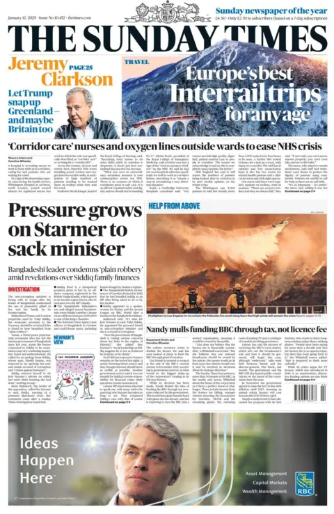  Pressure grows connected  Starmer to sack minister