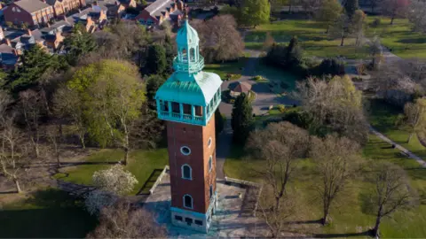 Charnwood Borough Council Carillon Tower, in Queen's Park