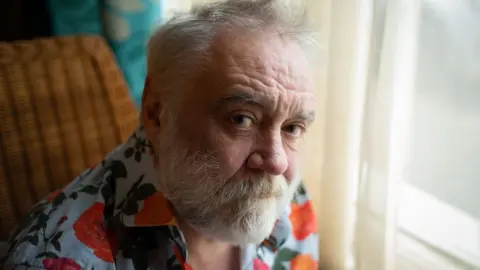 BBC/Sundog Pictures/Noelle Vaughn Tony Slattery pictured in 2020 with a beard