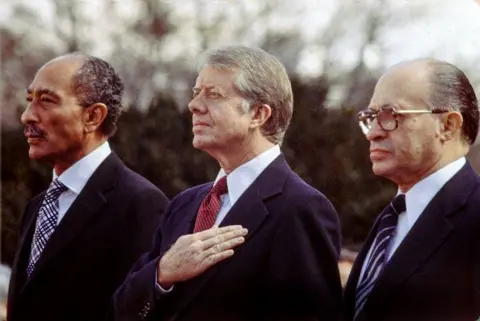 Getty Images Carter with leaders