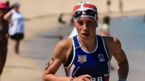 Carys Westcott GB Biathle Champion  Carys Westcott.