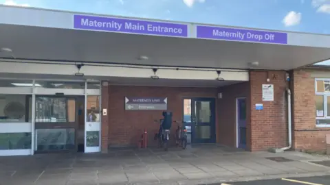The outside of the maternity unit at Musgrove Park Hospital