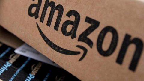 Amazon sign on box