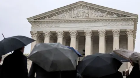 The U.S. Supreme Court as seen on February 20, 2026 in Washington, DC. 
