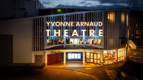 Yvonne Arnaud Theatre An exterior view of the Yvonne Arnaud Theatre