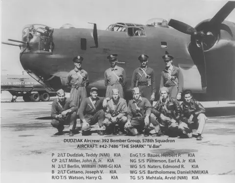 American Air Museum in Britain Crew of the 392 Bomber Group, 578th Squadron based at RAF Wendling