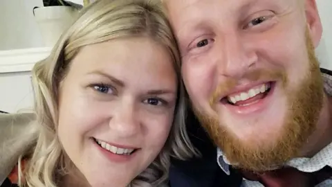 Rachael Blake A selfie of Rachael Blake and her husband Reggie