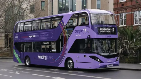 Reading Borough Council Bus in Reading