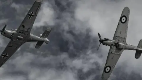 Getty Images Battle of Britain planes in air in 1940