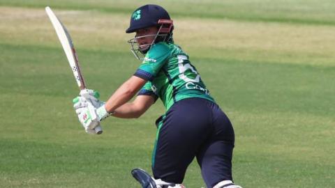Amy Hunter was named player of the match for her innings of 71