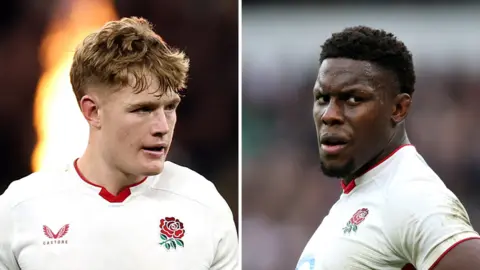 Fin Smith and Maro Itoje