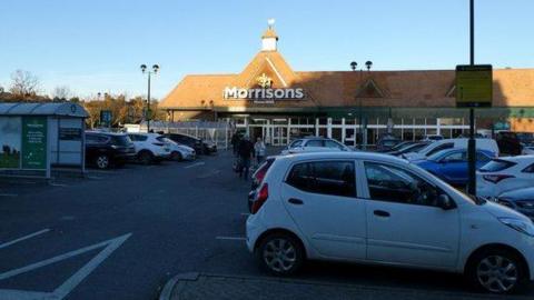 Morrisons supermarket in Leighton Buzzard