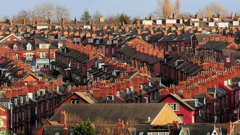 Terraced housing in Leeds