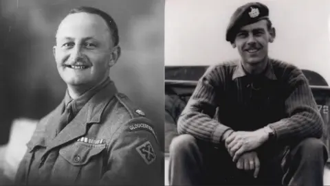 Maj Patrick Angier (l) and Sgt Donald Northey