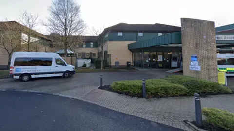 General view of Antrim Area hospital