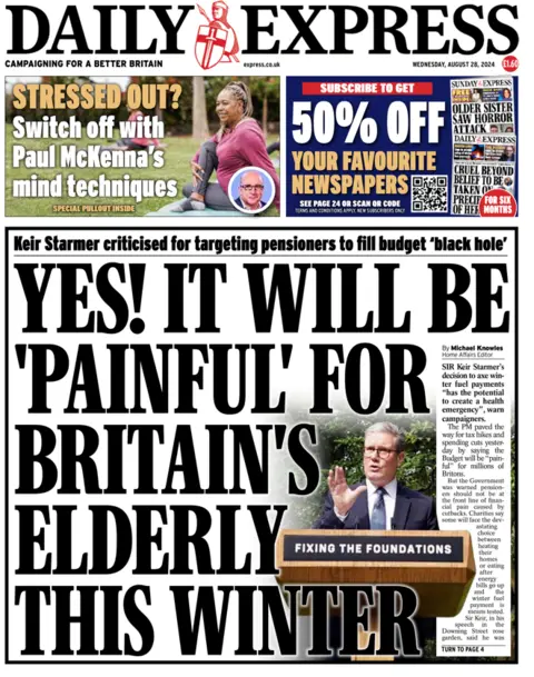  “Yes! It will be ‘painful’ for Britain’s elderly this winter”