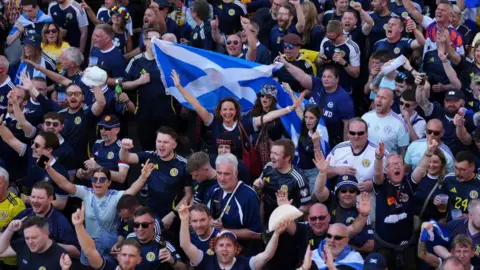 PA Media Scotland fans