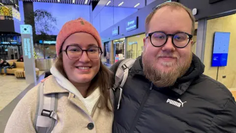 Travellers Justina and Martynas