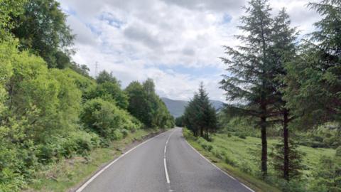 The A85 near Glenogle