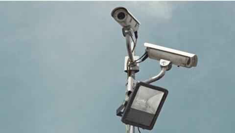 A CCTV camera 
