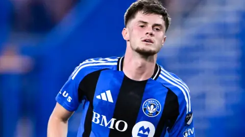 Tom Pearce in action for MLS side Montreal