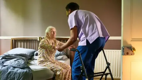 Getty Images Generic photo of a social care worker