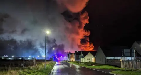 Kenny Hepburn Kilwinning fire