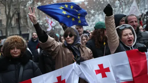 EPA protest in tbilisi