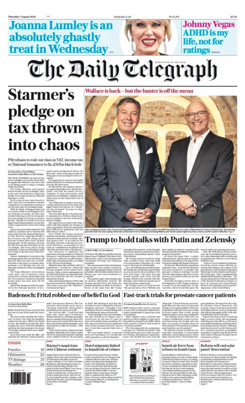  “Starmer's pledge on tax thrown into chaos”