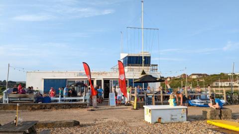 The Newhaven and Seaford Sailing Club clubhouse
