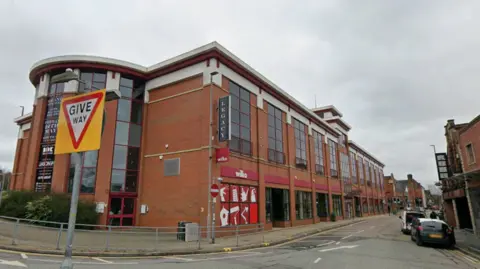 Google A streetview image of Clumber Street in Mansfield