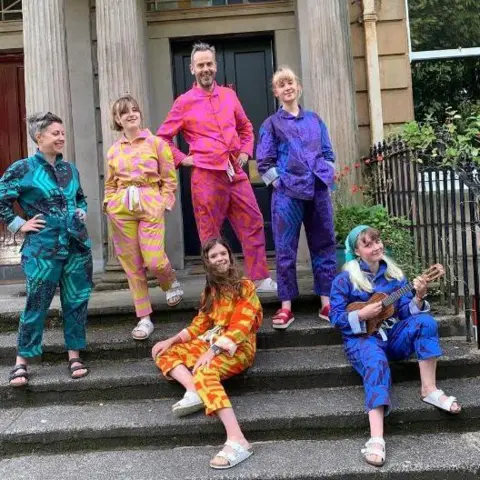 Irregular Sleep Pattern Family on the steps