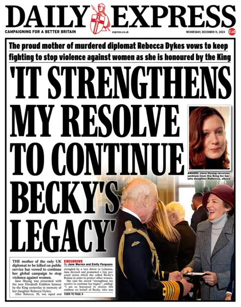  'It strengthens my resoluteness  to proceed  Becky's legacy'".