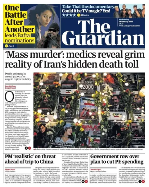 medics reveal grim reality of Iran's hidden death toll”.