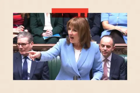 PA Media Rachel Reeves delivers the spring statement to MPs in the House of Commons