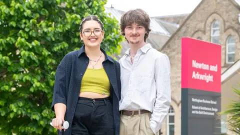 NTU Product design student with partner Ora Hambleton