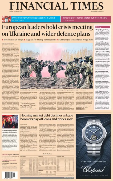 FT front page