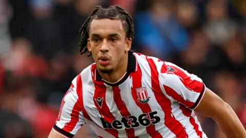 Ashley Phillips playing for Stoke City