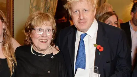 Getty Images Charlotte Johnson Wahl pictured next to her son Boris Johnson